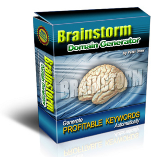 Product picture *NEW* Brainstorm Domain Generator- PLR+ RESSELERSITE!!!
